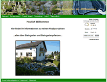 Tablet Screenshot of hobbysteingarten.de
